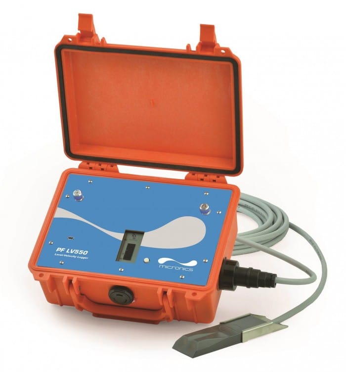 PF LV550 Portable Area/Velocity Meter
